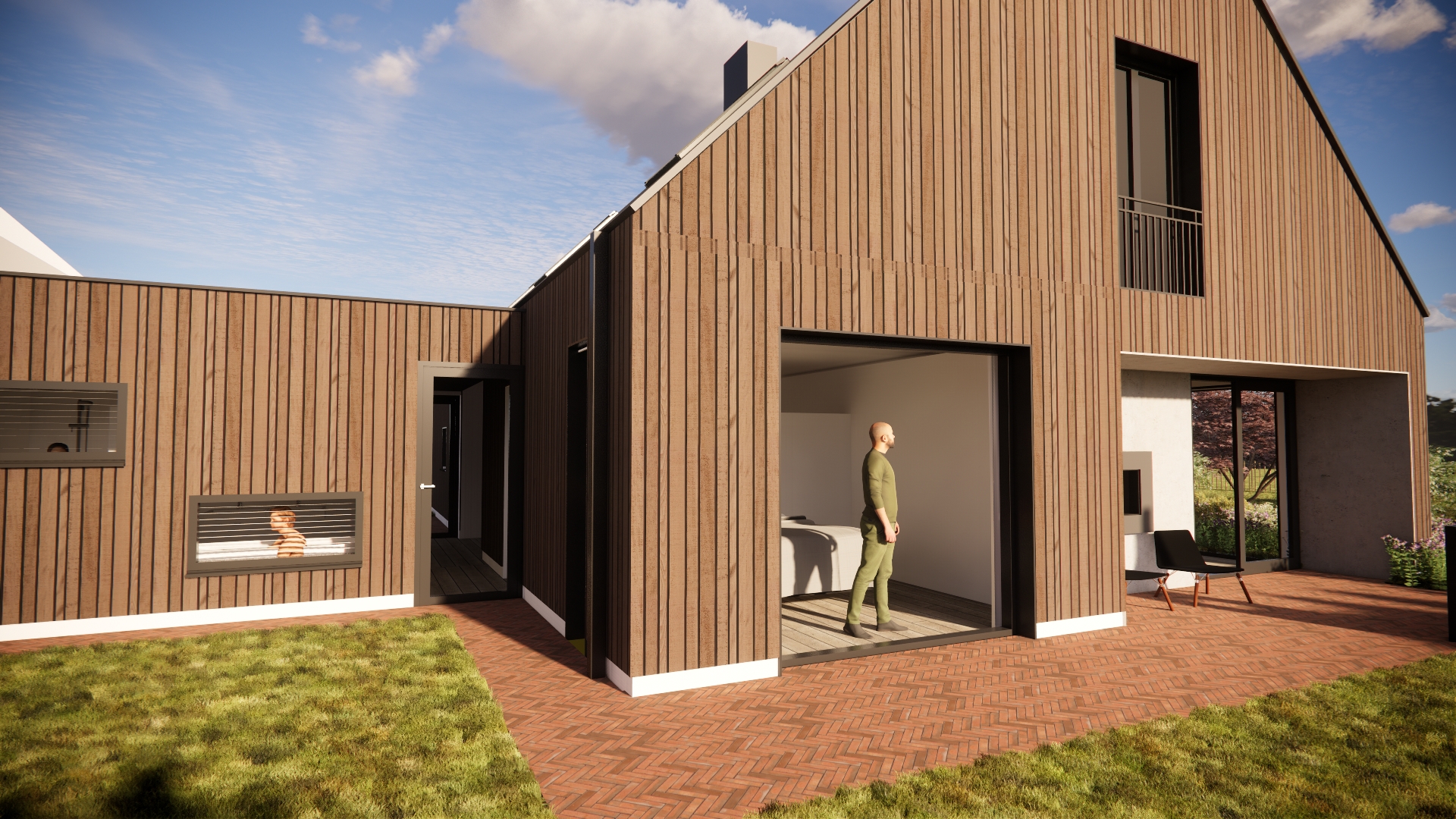 ontwerp van nieuwbouw woning in buitengebied in de regio Raalte