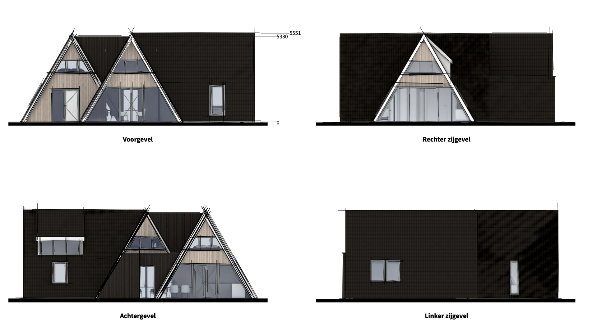uitbreiding voormalige recreatiewoning in Heino, ontwerp door Nonon architectuur