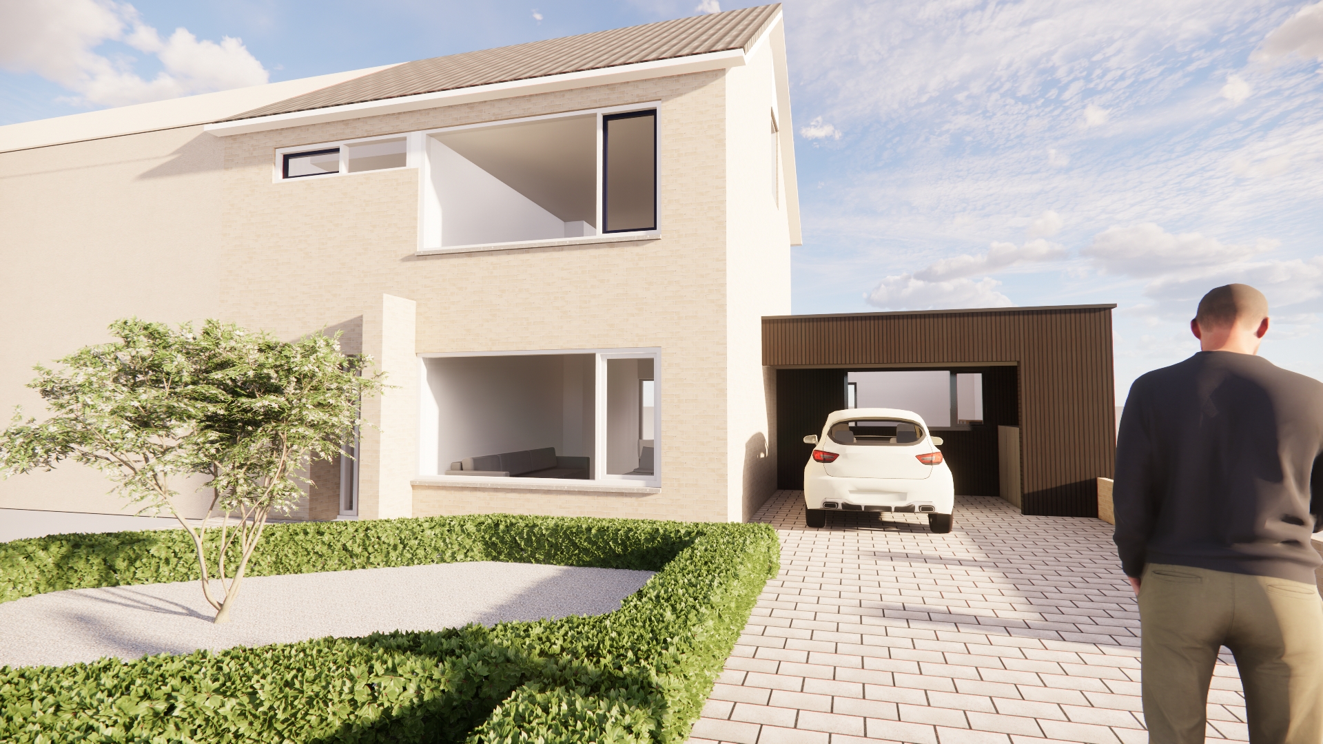 uitbreiding woning Raalte met veel leef- en opslagruimte, ontwerp door nonon architectuur