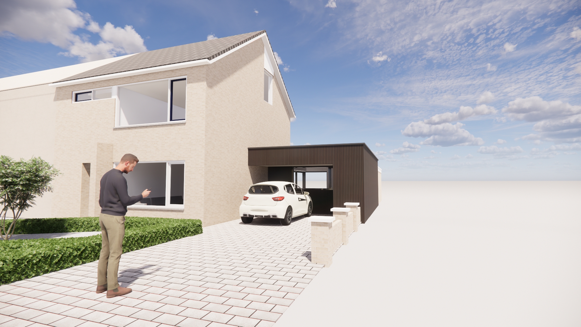 uitbreiding woning Raalte met veel leef- en opslagruimte, ontwerp door nonon architectuur