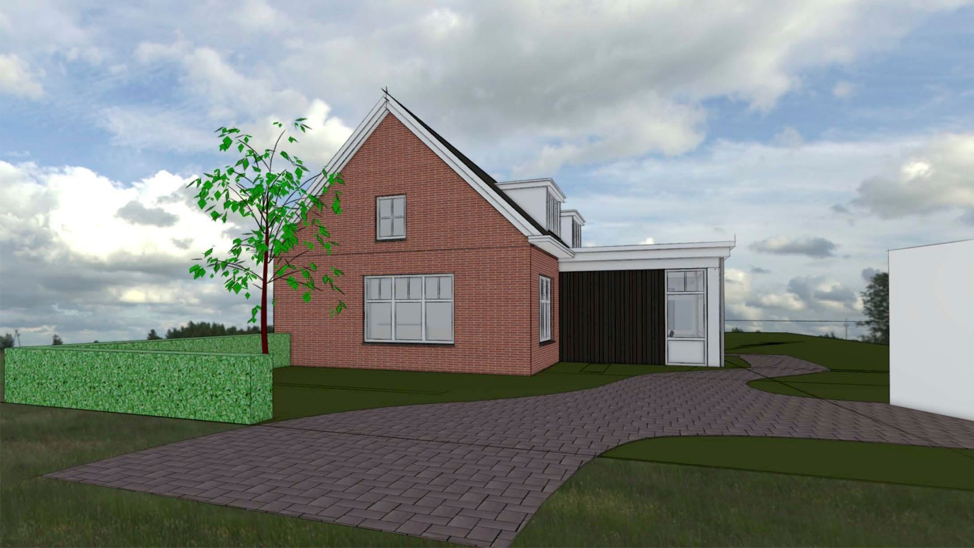 ontwerp uitbreiding woning - levensloop bestendig - door Ronald Grotenhuis van Nonon architectuur