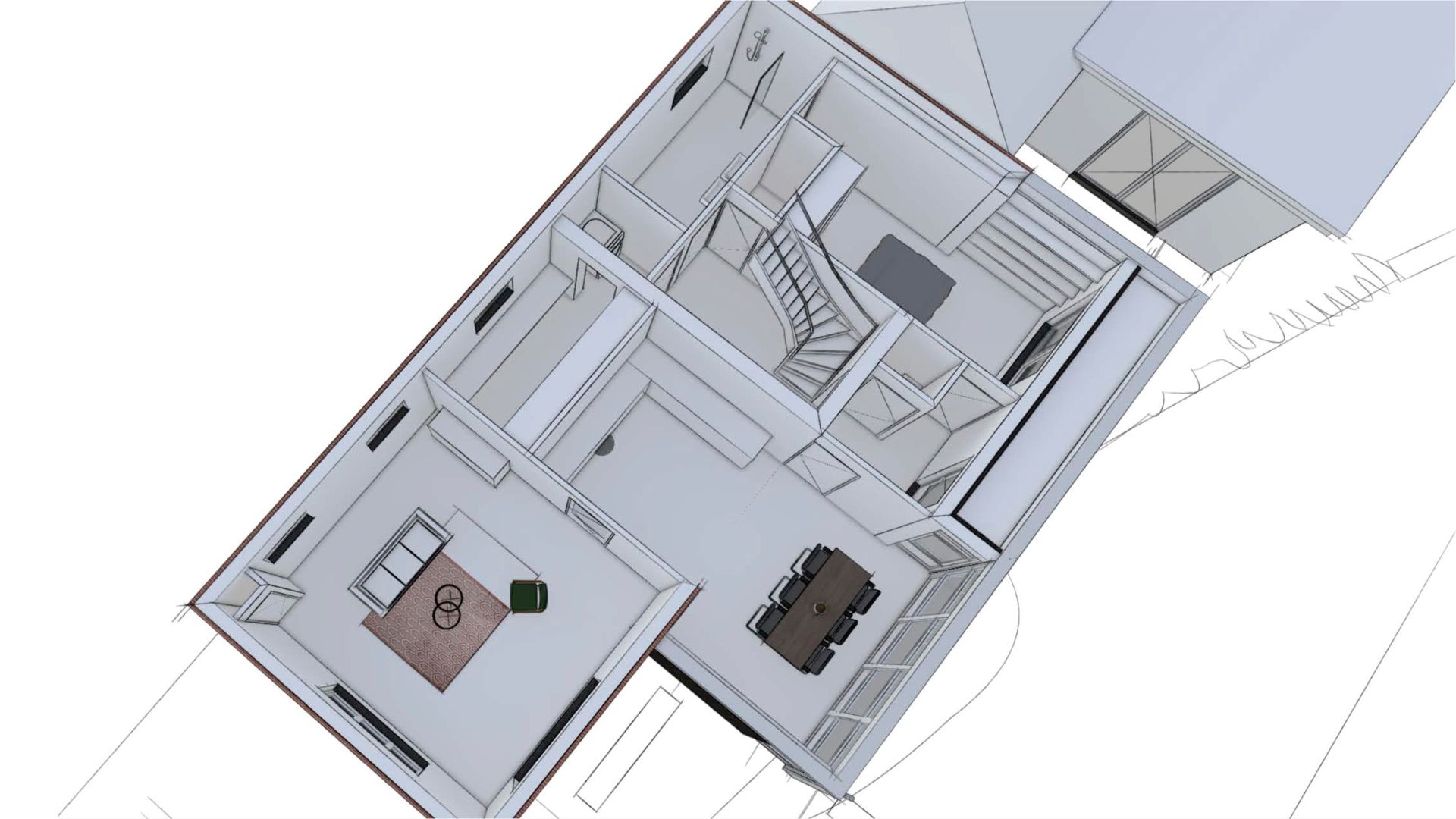 ontwerp uitbreiding woning - levensloop bestendig - door Ronald Grotenhuis van Nonon architectuur