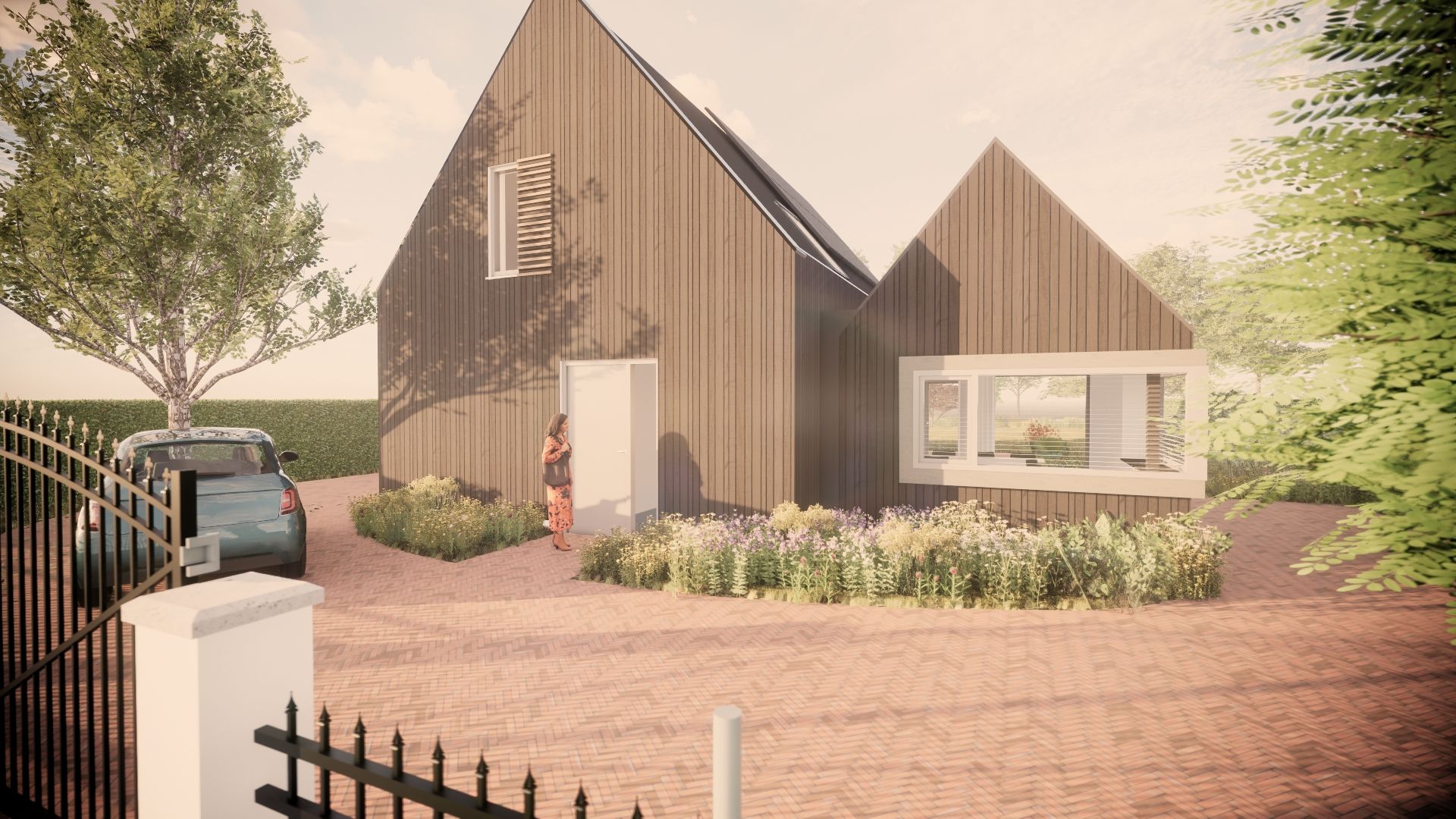 ontwerp nieuwbouwwoning in Heino door Nonon Architectuur (Ronald Grotenhuis)